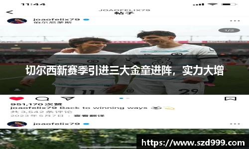 切尔西新赛季引进三大金童进阵，实力大增